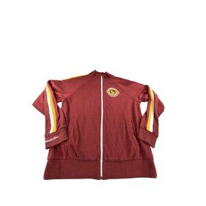 Cleveland Cavaliers Jacket Hardwood Classics Red Mitchell & Ness Sz L Basketball